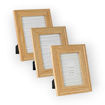 Picture of LIGHT OAK WOOD FRAMES WITH WALL MOUNT - 3 SIZES